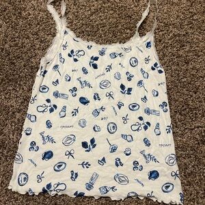 🦋Colsie Floral Lace Trim Cami Tank Top🦋